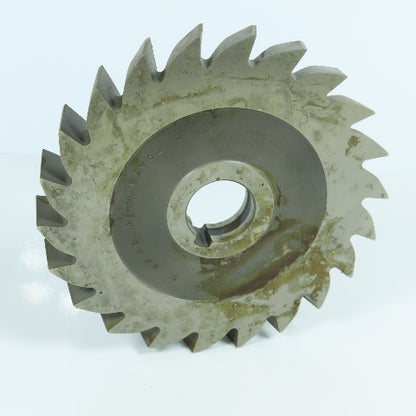 National Twist Drill 6-1/2" x 3/4" x 1-1/4" RH Slitting Saw 22 Teeth