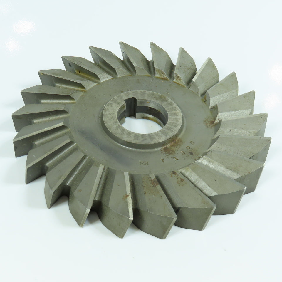 National Twist Drill 6-1/2" x 3/4" x 1-1/4" RH Slitting Saw 22 Teeth