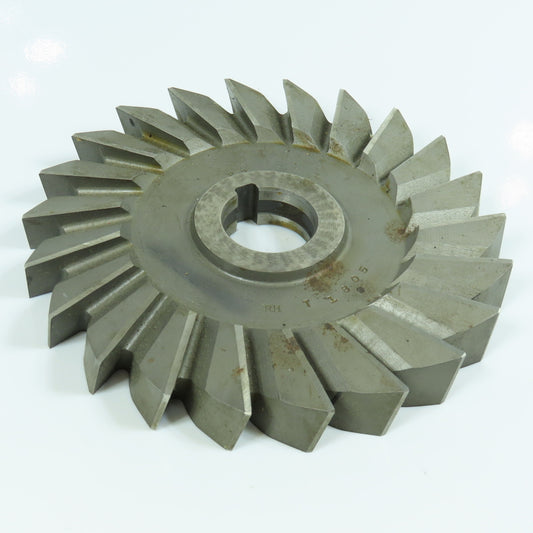 National Twist Drill 6-1/2" x 3/4" x 1-1/4" RH Slitting Saw 22 Teeth