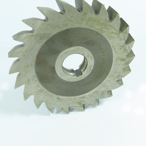 National Twist Drill 6-1/2" x 3/4" x 1-1/4" LH Slitting Saw 22 Teeth