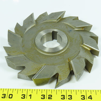 Barber Colman 5.670" x .755" x 1-1/4" Staggered Tooth Slitting Saw 16 T Lot of 2