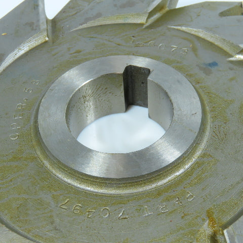 Barber Colman 5.670" x .755" x 1-1/4" Staggered Tooth Slitting Saw 16 T Lot of 2