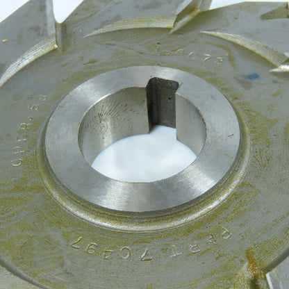 Barber Colman 5.670" x .755" x 1-1/4" Staggered Tooth Slitting Saw 16 T Lot of 2