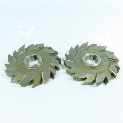 Barber Colman 5.670" x .755" x 1-1/4" Staggered Tooth Slitting Saw 16 T Lot of 2