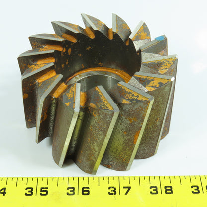 Niagara 4"x 2-1/4" HSS 14 Flute RH Shell End Mill 1-1/2" Arbor
