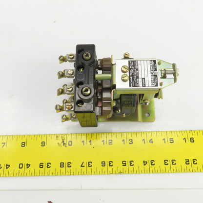 Square D A0-40 Class 8501 Ser B Machine Tool Relay 120V Coil 60 HZ 600V 10A