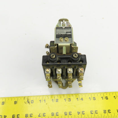 Square D A0-40 Class 8501 Ser B Machine Tool Relay 120V Coil 60 HZ 600V 10A