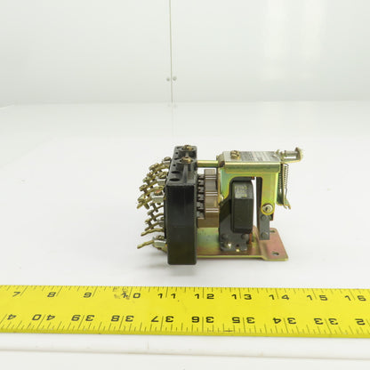Square D A0-60 Class 8501 Ser B Machine Tool Relay 120V Coil 60 HZ 600V 10A