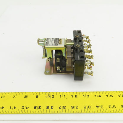 Square D A0-60 Class 8501 Ser B Machine Tool Relay 120V Coil 60 HZ 600V 10A