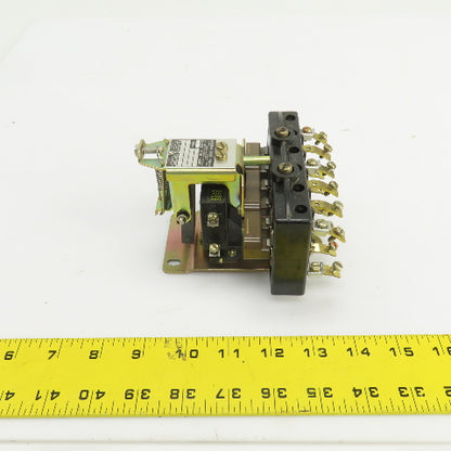 Square D A0-60 Class 8501 Ser B Machine Tool Relay 120V Coil 60 HZ 600V 10A