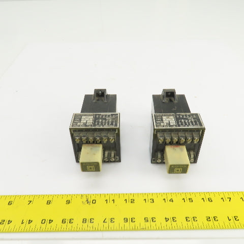 Square D Class 8501 T0-21 Pilot Duty Relay 120VAC 50/60HZ Lot Of 2