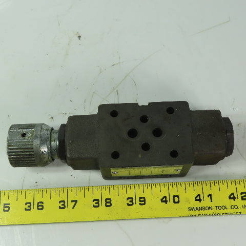 Yuken MSA-01-X-30 Throttle & Check Modular Hydraulic Valve