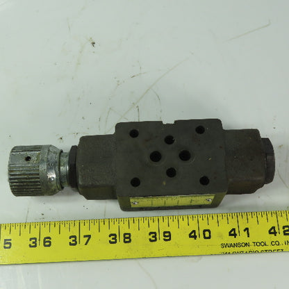 Yuken MSA-01-X-30 Throttle & Check Modular Hydraulic Valve