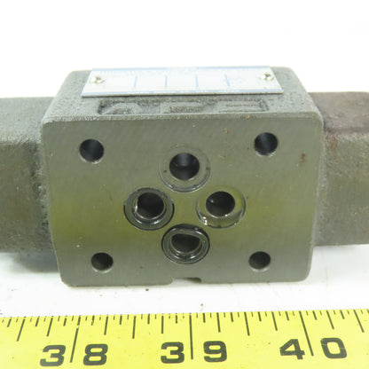 Yuken MSA-01-X-30 Throttle & Check Modular Hydraulic Valve