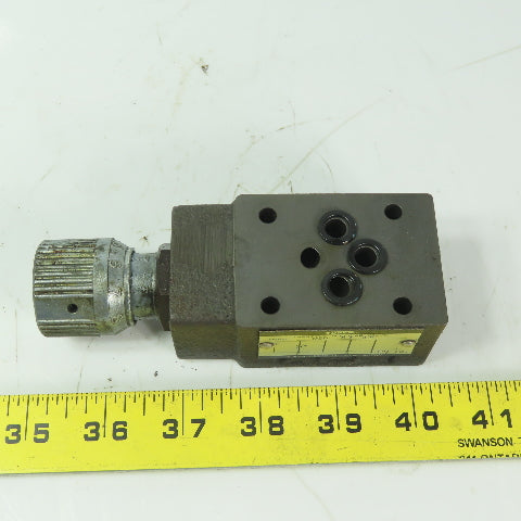 Yuken MSP-01-30 Throttle Modular Hydraulic Valve