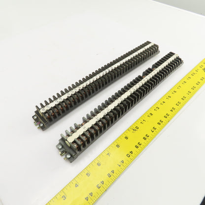 Square D 828-C20 Rail Mount Terminal Block Strip Lot Of 72