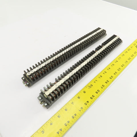 Square D 828-C20 Rail Mount Terminal Block Strip Lot Of 72