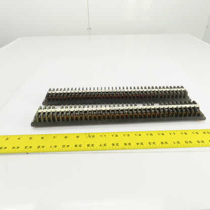 Square D 828-C20 Rail Mount Terminal Block Strip Lot Of 72
