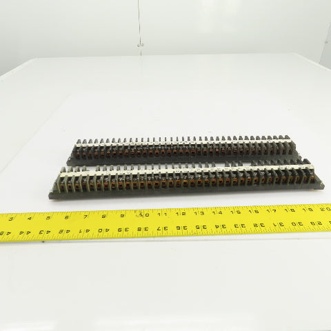 Square D 828-C20 Rail Mount Terminal Block Strip Lot Of 72