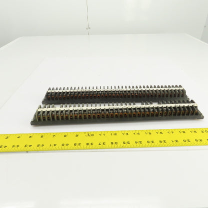 Square D 828-C20 Rail Mount Terminal Block Strip Lot Of 72