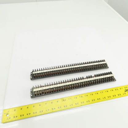 Square D 828-C20 Rail Mount Terminal Block Strip Lot Of 72