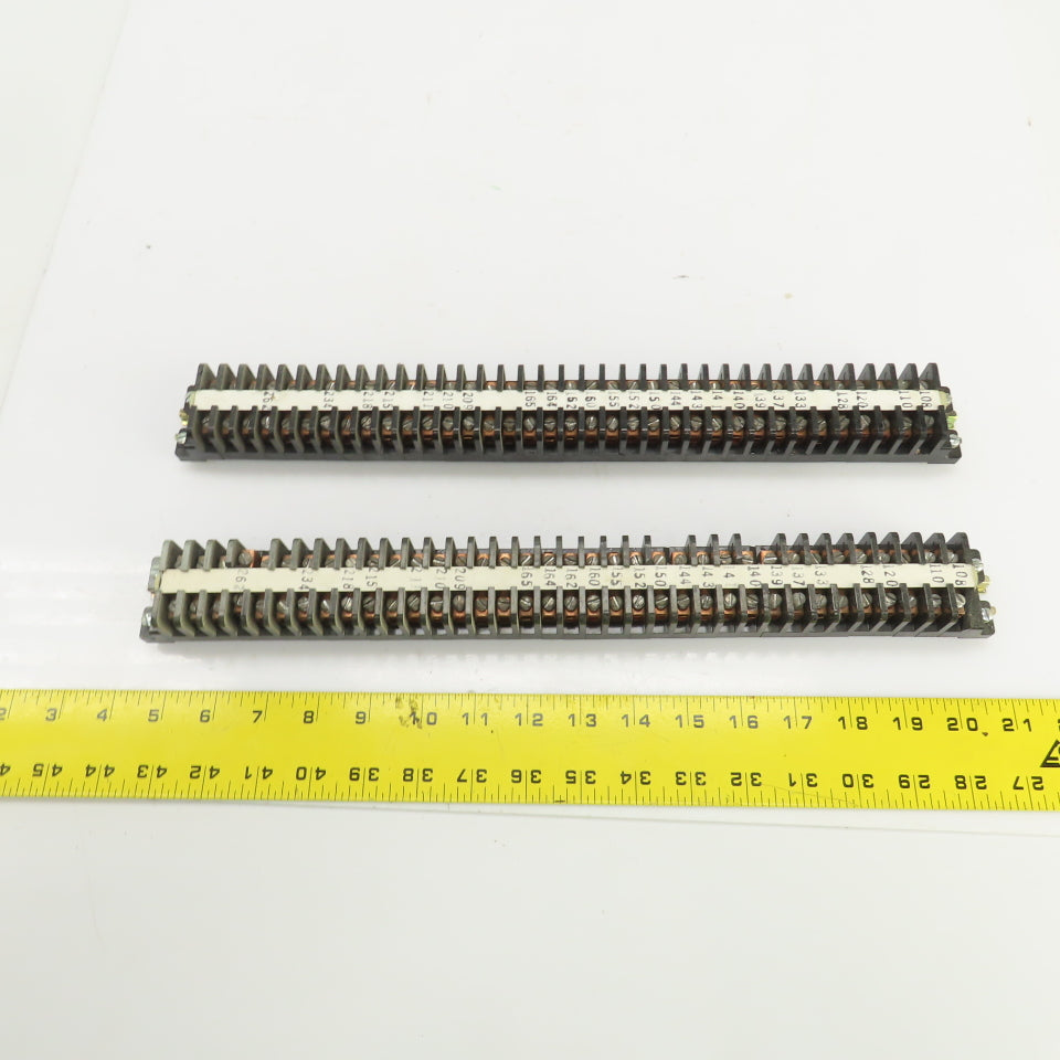 Square D 828-C20 Rail Mount Terminal Block Strip Lot Of 72