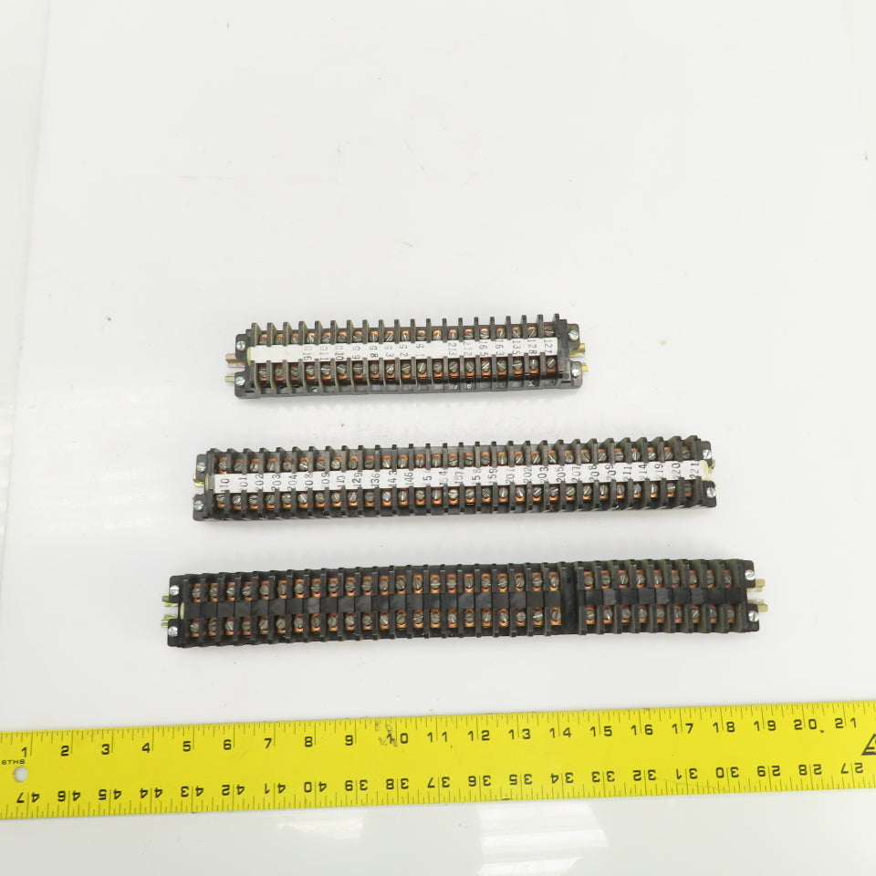 Square D 828-C20 Rail Mount Terminal Block Strip Lot Of 80