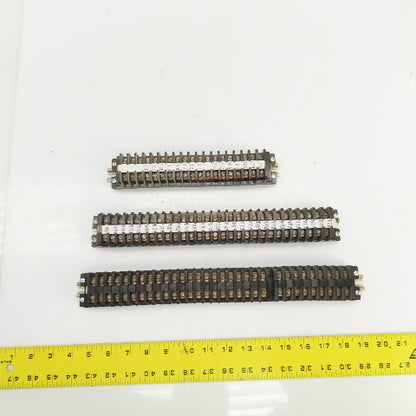 Square D 828-C20 Rail Mount Terminal Block Strip Lot Of 80