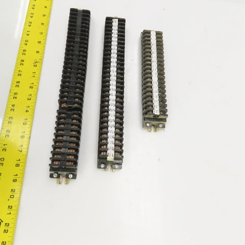 Square D 828-C20 Rail Mount Terminal Block Strip Lot Of 80