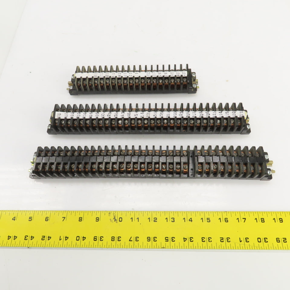 Square D 828-C20 Rail Mount Terminal Block Strip Lot Of 80