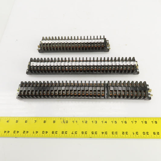 Square D 828-C20 Rail Mount Terminal Block Strip Lot Of 80