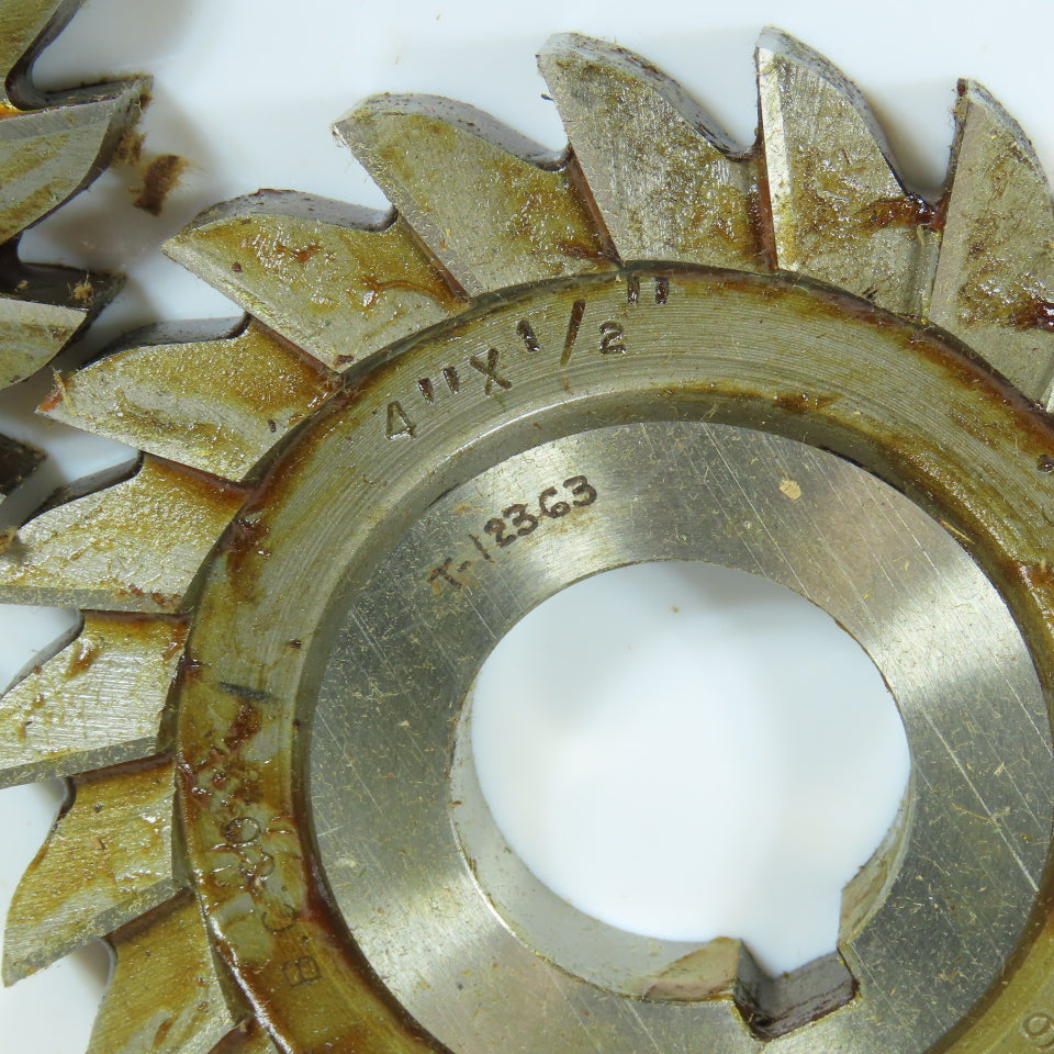 Barber-Colman 4" x 7/16" x 1-1/4" Slitting Saw 22 Tooth Lot of 2
