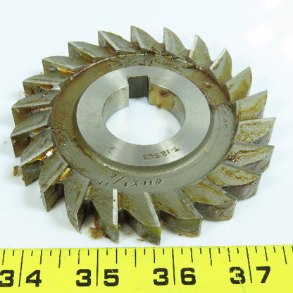 Barber-Colman 4" x 7/16" x 1-1/4" Slitting Saw 22 Tooth Lot of 2