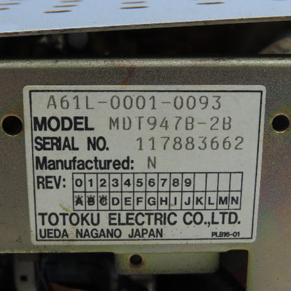 Fanuc A02B-0092-C042 Series O-Mate M MDI Operator Panel Screen