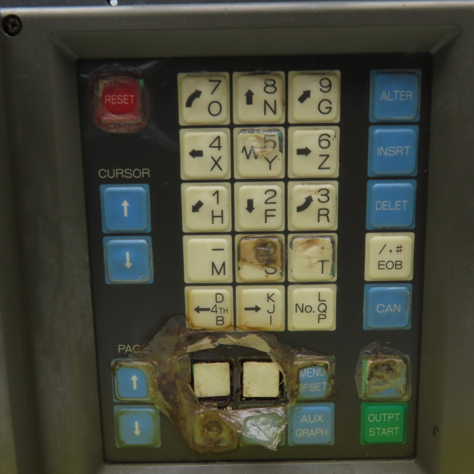 Fanuc A02B-0092-C042 Series O-Mate M MDI Operator Panel Screen