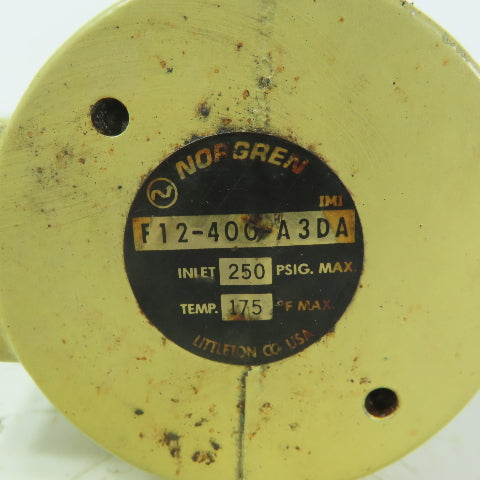 Norgren F12-400-A3DA 1/2" NPT Compressed Air Line Filter