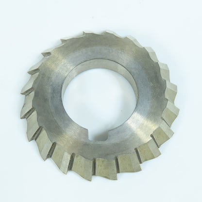 Union Twist Drill 3"x 1/2"x 1-1/4" HSS Single Angle Cutter LH 20 Tooth 60° Lot/2
