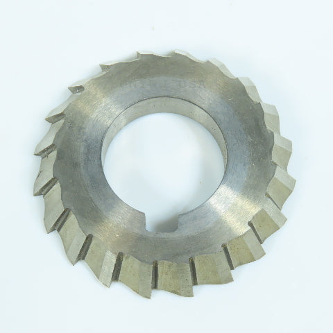 Union Twist Drill 3"x 1/2"x 1-1/4" HSS Single Angle Cutter LH 20 Tooth 60° Lot/2