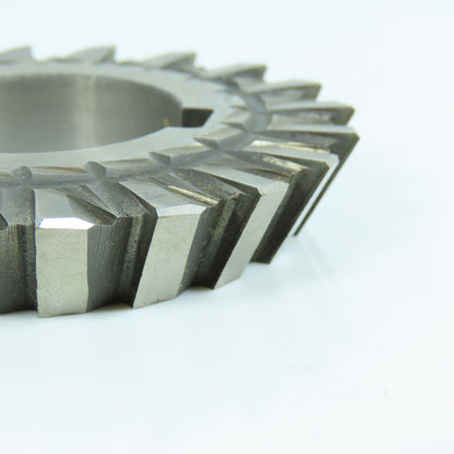 Union Twist Drill 3"x 1/2"x 1-1/4" HSS Single Angle Cutter LH 20 Tooth 60° Lot/2