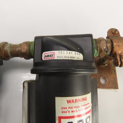 ARO 126121-000 127241-000 Regulator Filter Lubricator Assembly 250 PSI