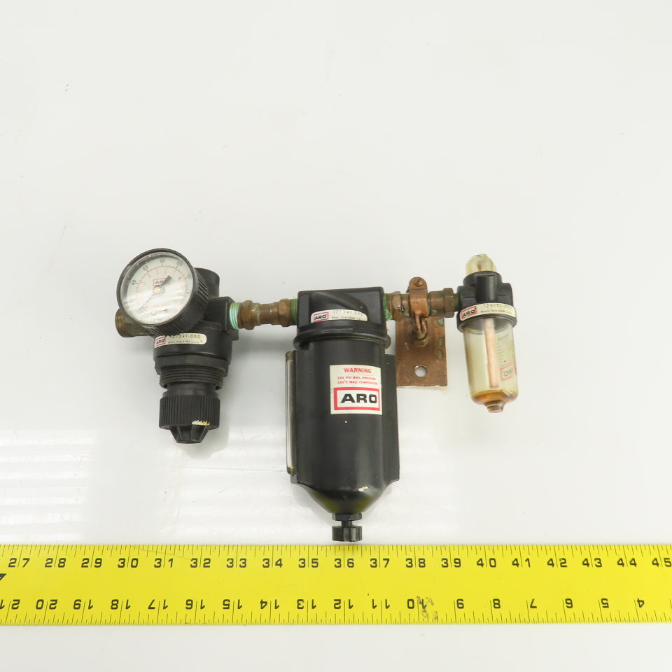 ARO 126121-000 127241-000 Regulator Filter Lubricator Assembly 250 PSI ...