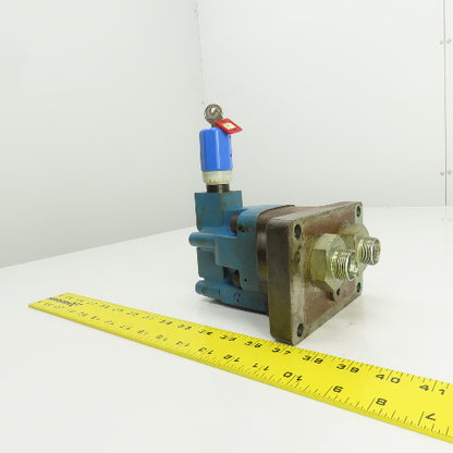 Vickers 615457 CG2V-6FK-10 Hydraulic Pressure Relief Valve W/Subplate 210 Bar