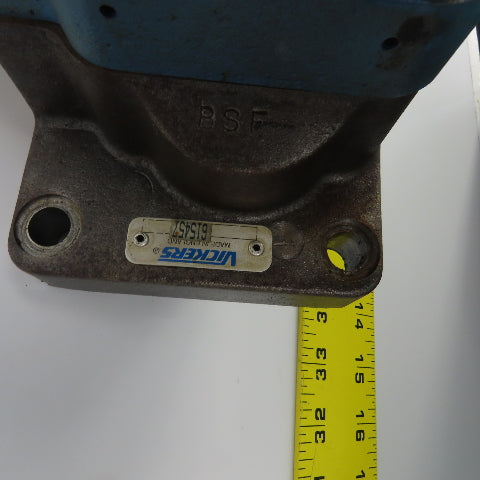 Vickers 615457 CG2V-6FK-10 Hydraulic Pressure Relief Valve W/Subplate 210 Bar