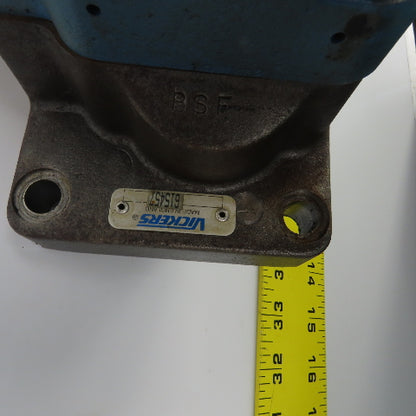 Vickers 615457 CG2V-6FK-10 Hydraulic Pressure Relief Valve W/Subplate 210 Bar