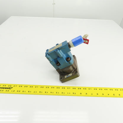 Vickers 615457 CG2V-6FK-10 Hydraulic Pressure Relief Valve W/Subplate 210 Bar