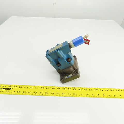 Vickers 615457 CG2V-6FK-10 Hydraulic Pressure Relief Valve W/Subplate 210 Bar