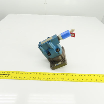 Vickers 615457 CG2V-6FK-10 Hydraulic Pressure Relief Valve W/Subplate 210 Bar