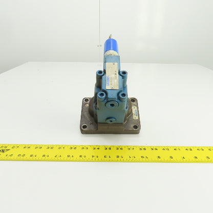 Vickers 615457 CG2V-6FK-10 Hydraulic Pressure Relief Valve W/Subplate 210 Bar