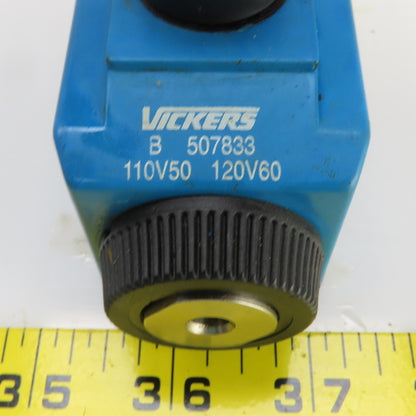 Vickers DG4V-3-OA-M-U-B6-60 4/2 Hydraulic Directional Control Valve 120V Coil