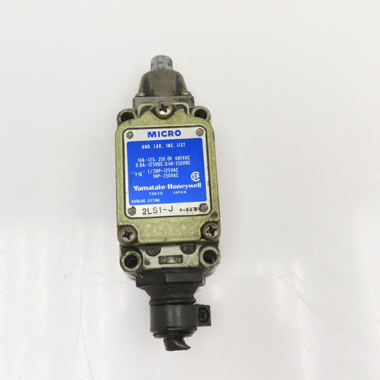 Yamatake Honeywell 2LS1-J Push Button Limit Switch 480VAC 250VDC